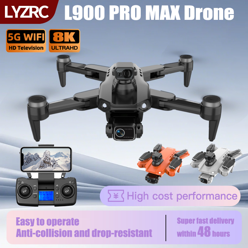 LYZRC L900 PRO MAX Laser obsta - Drone Gimbal 2 Axis recension och pris