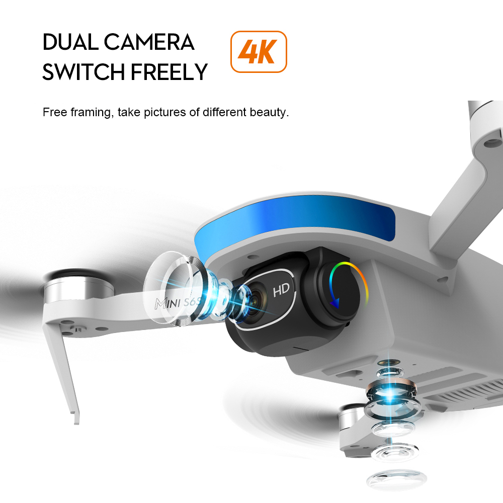 S6S GPS Optical Flow Positioni - Drone Gimbal 2 Axis recension och pris