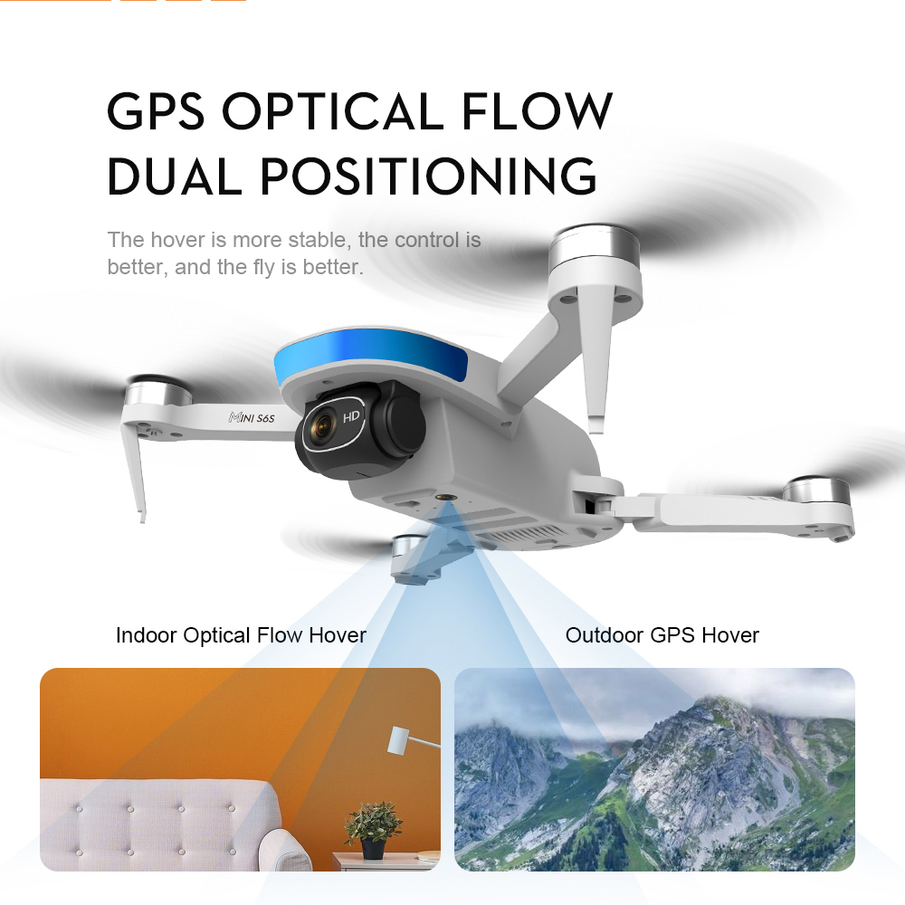 S6S GPS Optical Flow Positioni - Drone Gimbal 2 Axis recension och pris